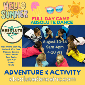 August Full Day Summer Camps (4-10 yrs)